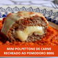 Mini Polpettone de Carne Recheado ao Pomodoro 800g