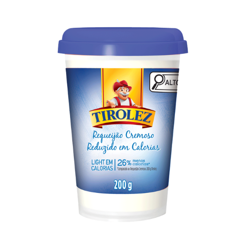 Requeijão Cremoso Light Tirolez 200g