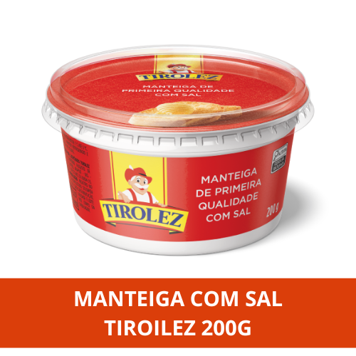 Manteiga com Sal Tirolez 200g