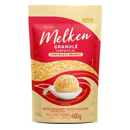 Granulé de Chocolate Branco Melken 400g