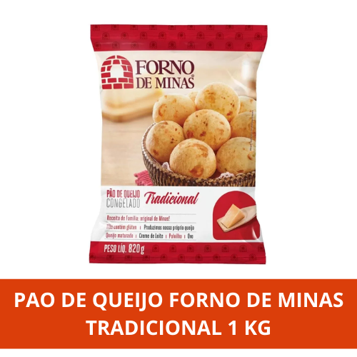 Pão de Queijo Forno de Minas Tradicional 1 kg