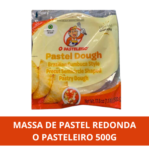 Massa de Pastel Redonda 500g