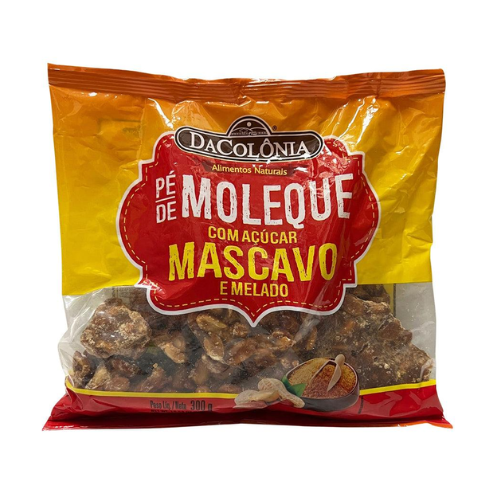 Pé de Moleque com Açúcar Mascavo DaColônia 300g