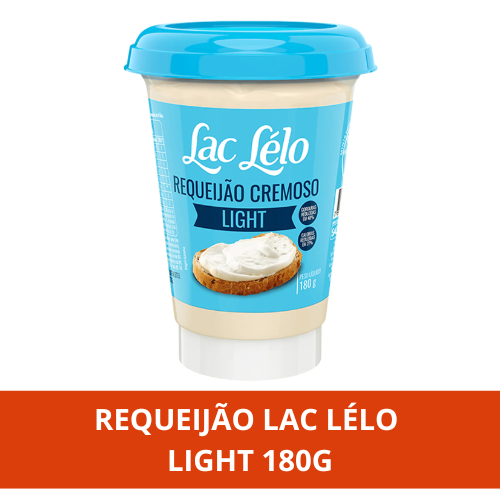 Requeijão Lac Lélo Light 180g