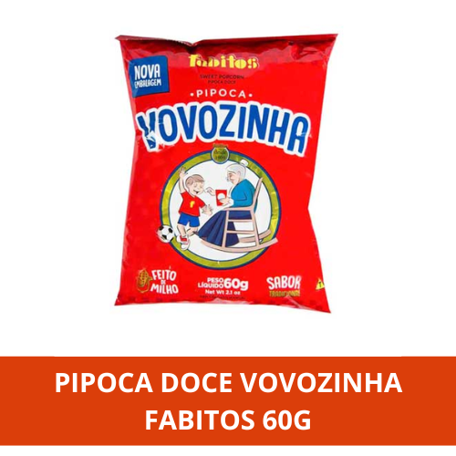 Pipoca Doce Vovozinha Fabitos 60g