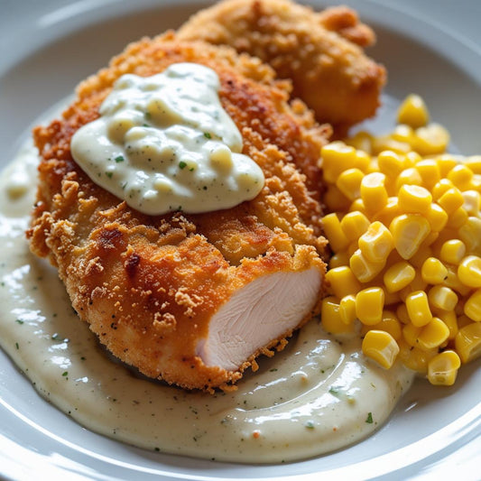 Filé de Frango à Milanesa com Creme de Milho 800g