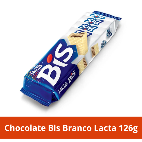 Chocolate Bis Branco Lacta 126g