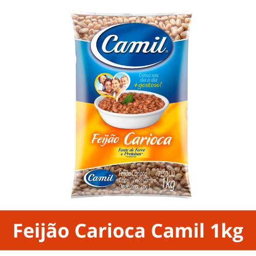 Feijão Carioca Camil 1kg